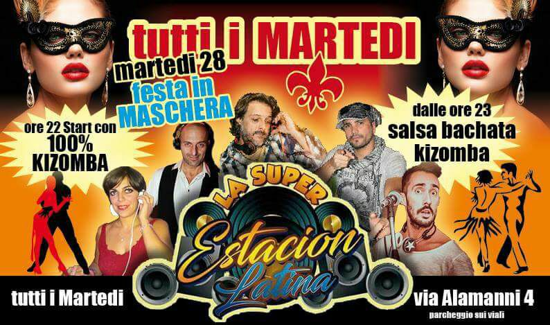 SPECIALE MARTEDI GRASSO Estacion LATINA