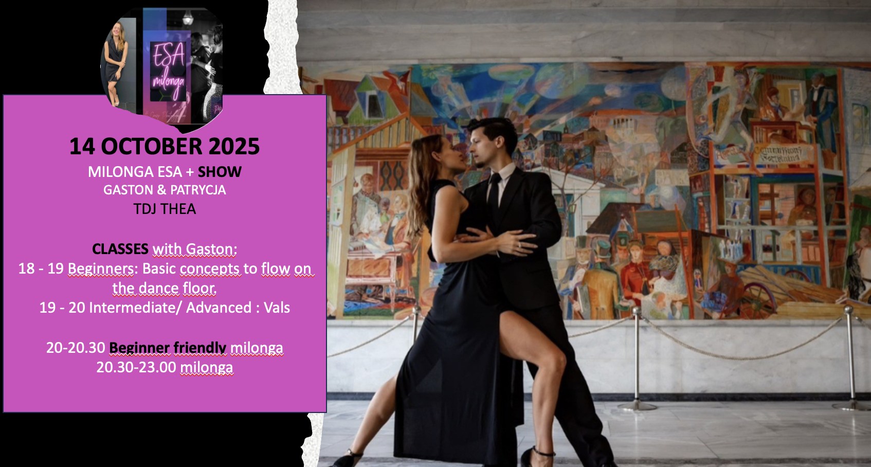 MILONGA ESA hosting Gaston Salazar