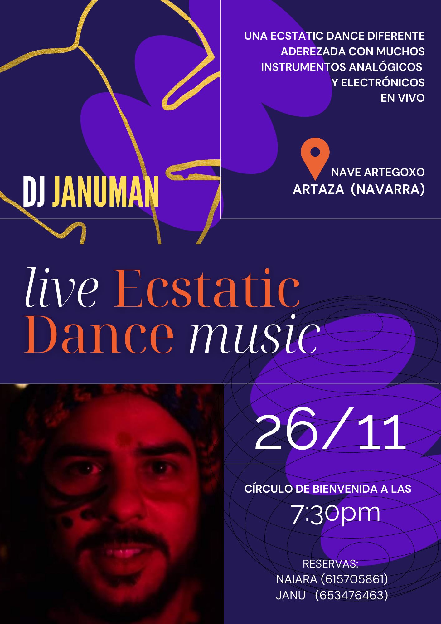 Live Music Ecstatic Dance Navarra