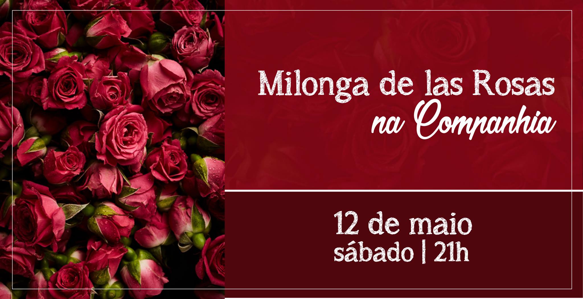 Milonga de las Rosas na Cia 12 de maio