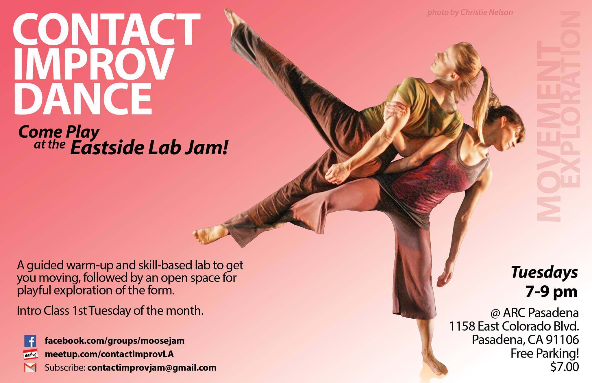 Beginner Contact Improv Dance Class w Jones Welsh