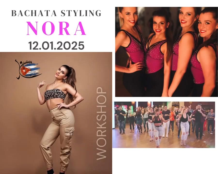 ⚜️CHEB⚜️ TANEČNÍ WORKSHOP, NORA❣️BACHATA LADY 💃