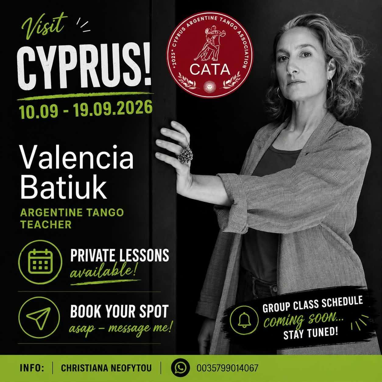 Valencia Batiuk in Cyprus