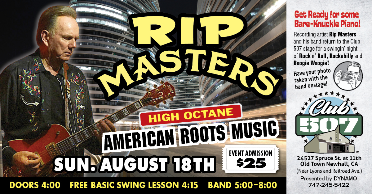 RIP MASTERS Returns to CLUB 507 Newhall