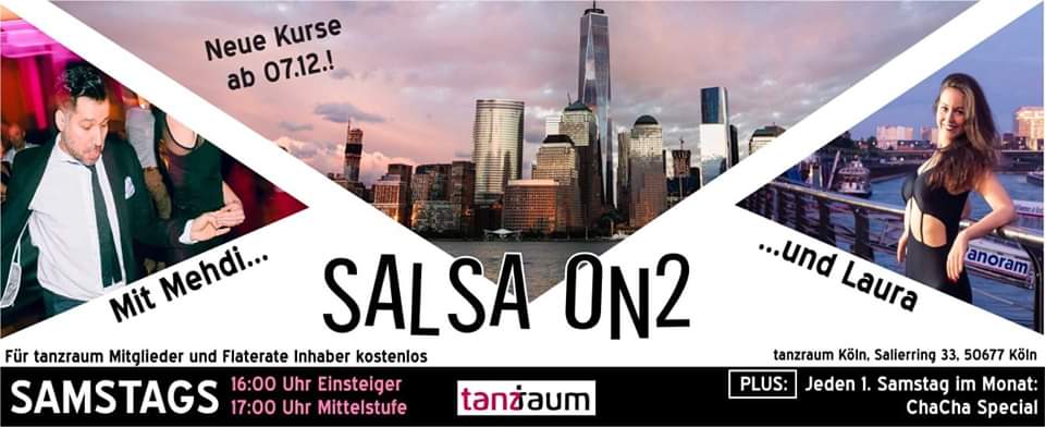 Salsa On2 Kurse mit Laura & Mehdi