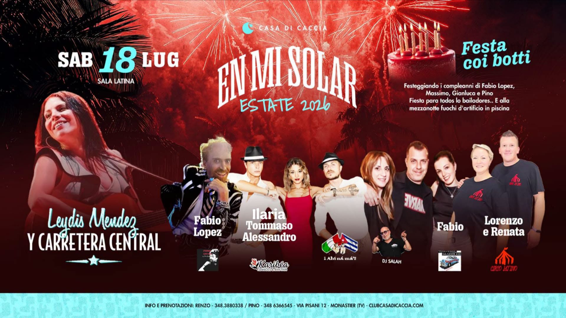 SABATO 18 LUGLIO_ SALA LATINA