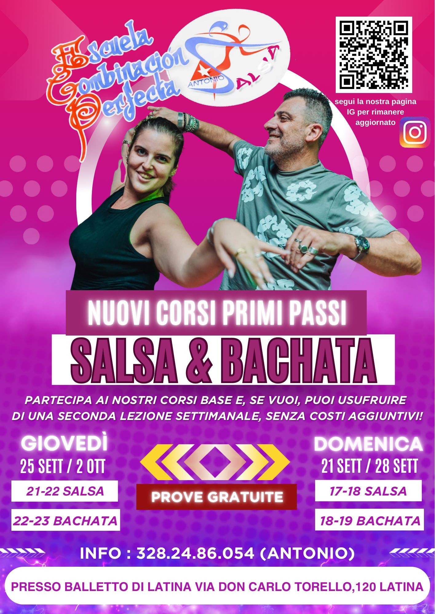 NUOVO CORSO SALSA BACHATA