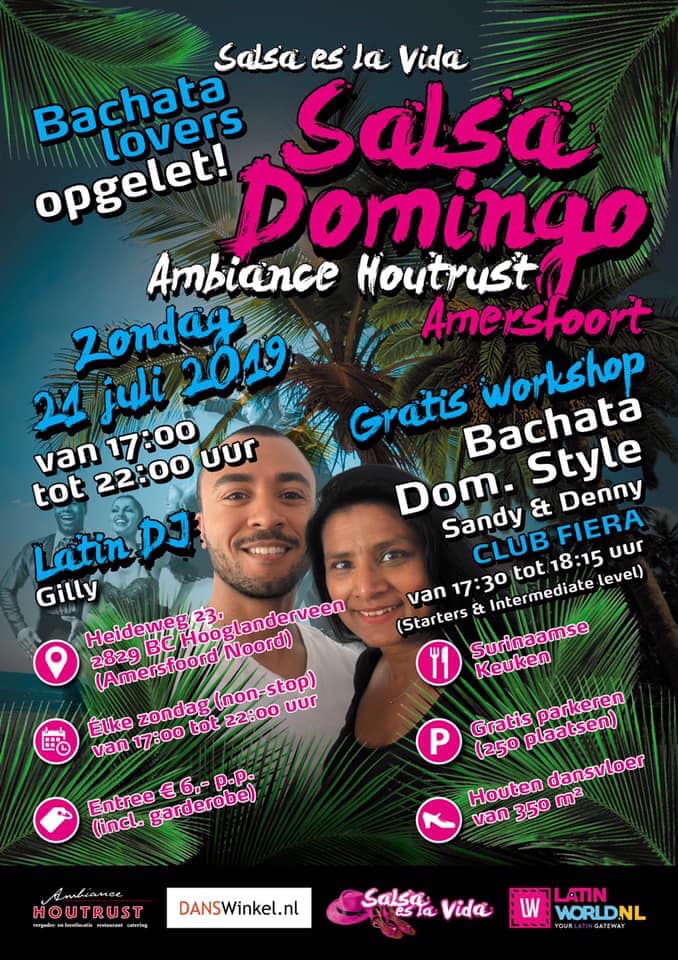 Salsa Domingo incl. workshop Bachata Dom. style!