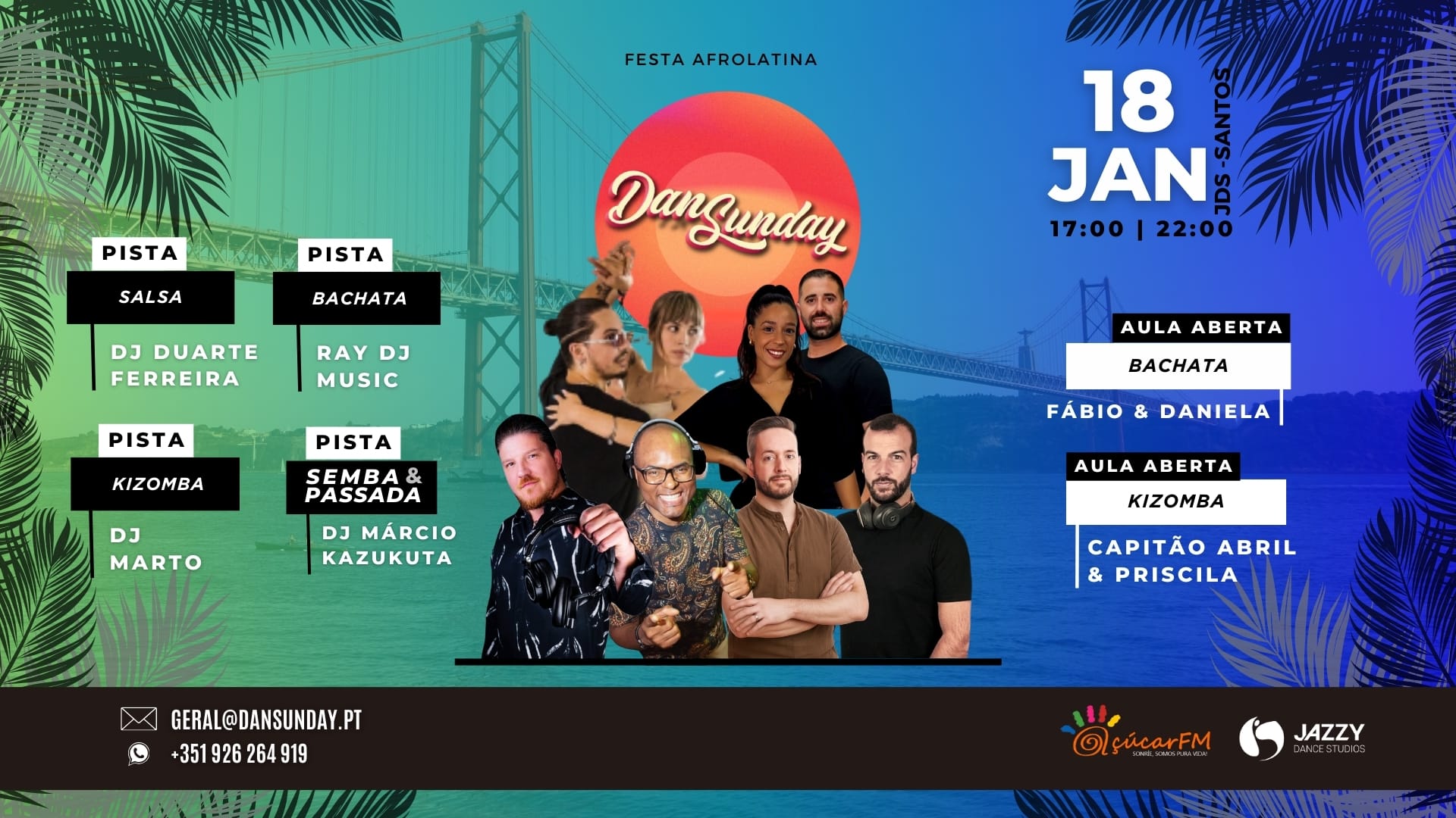 DanSunday Festa Afrolatina 18 JAN