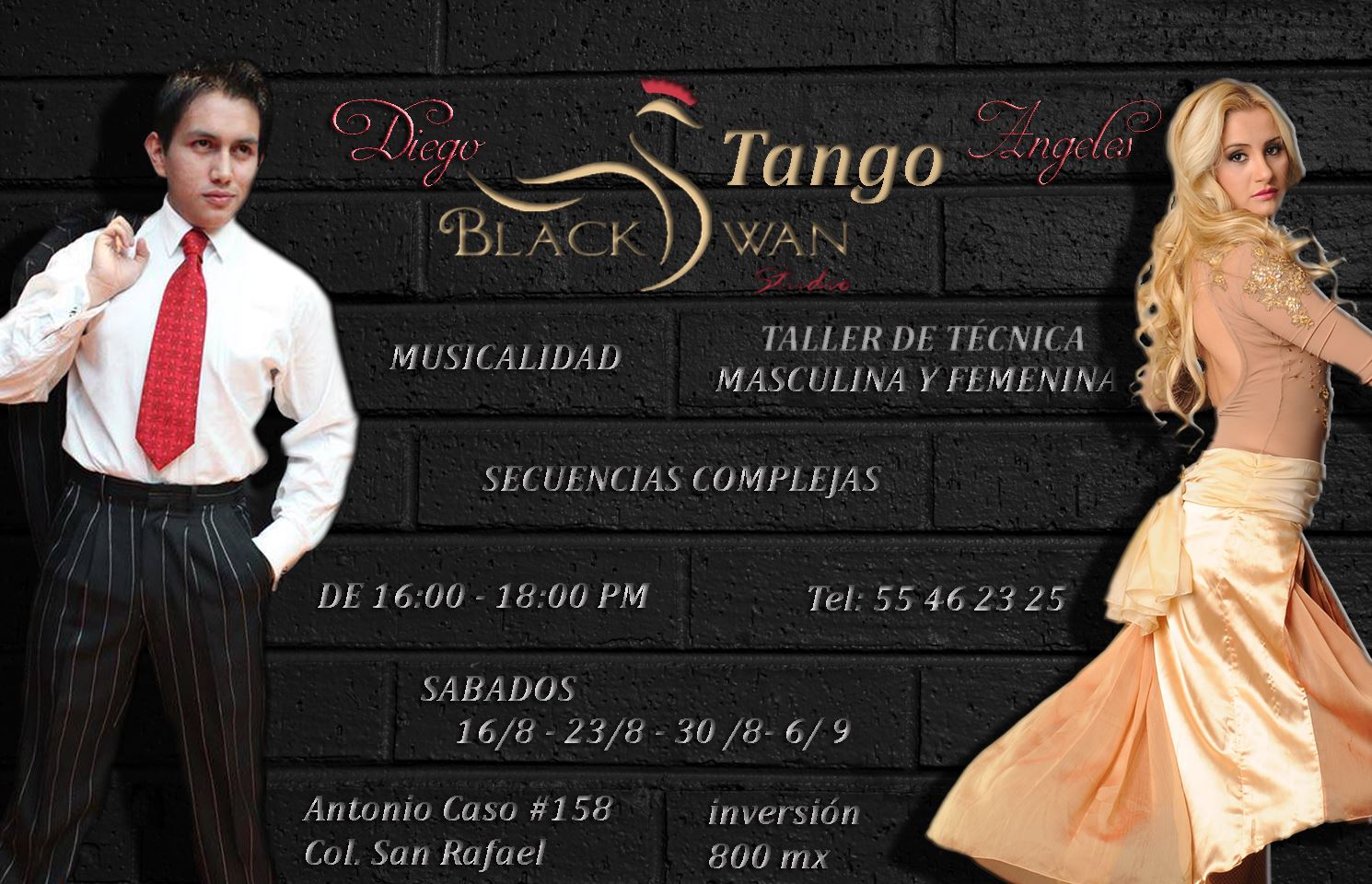Taller de TANGO con Ángeles Carrión y Diego Pagaza