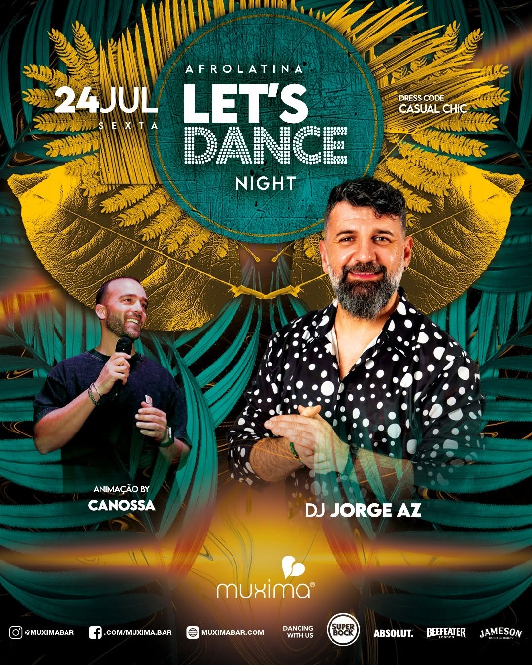 SEXTA · 24 julho ► LET’S DANCE Night