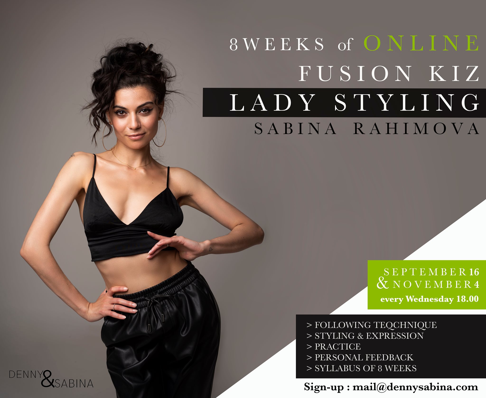 8 WEEKS of LIVE LADY STYLING CLASSES
