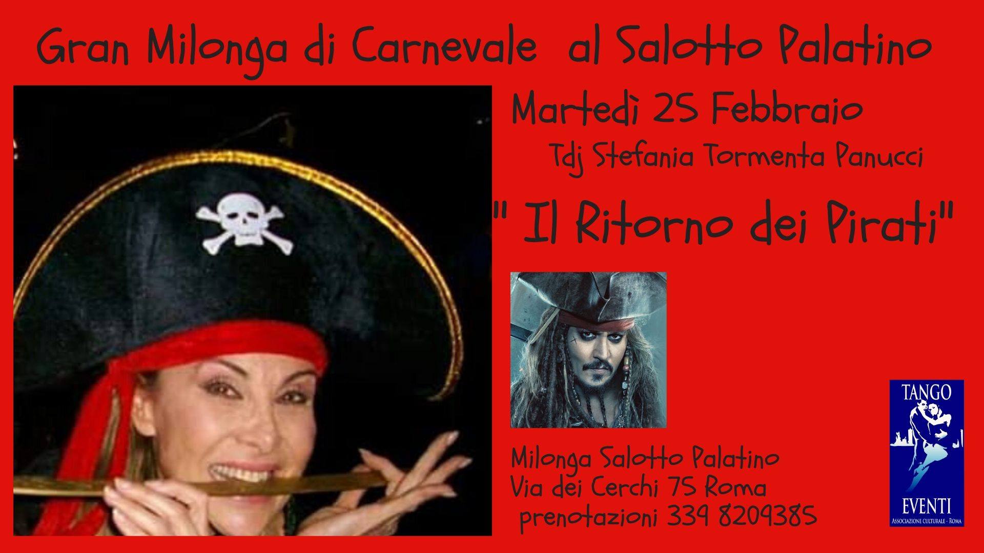 Mart.25 MilongaCarnevale Salotto Palatino Tdj S.Tormenta Panucci