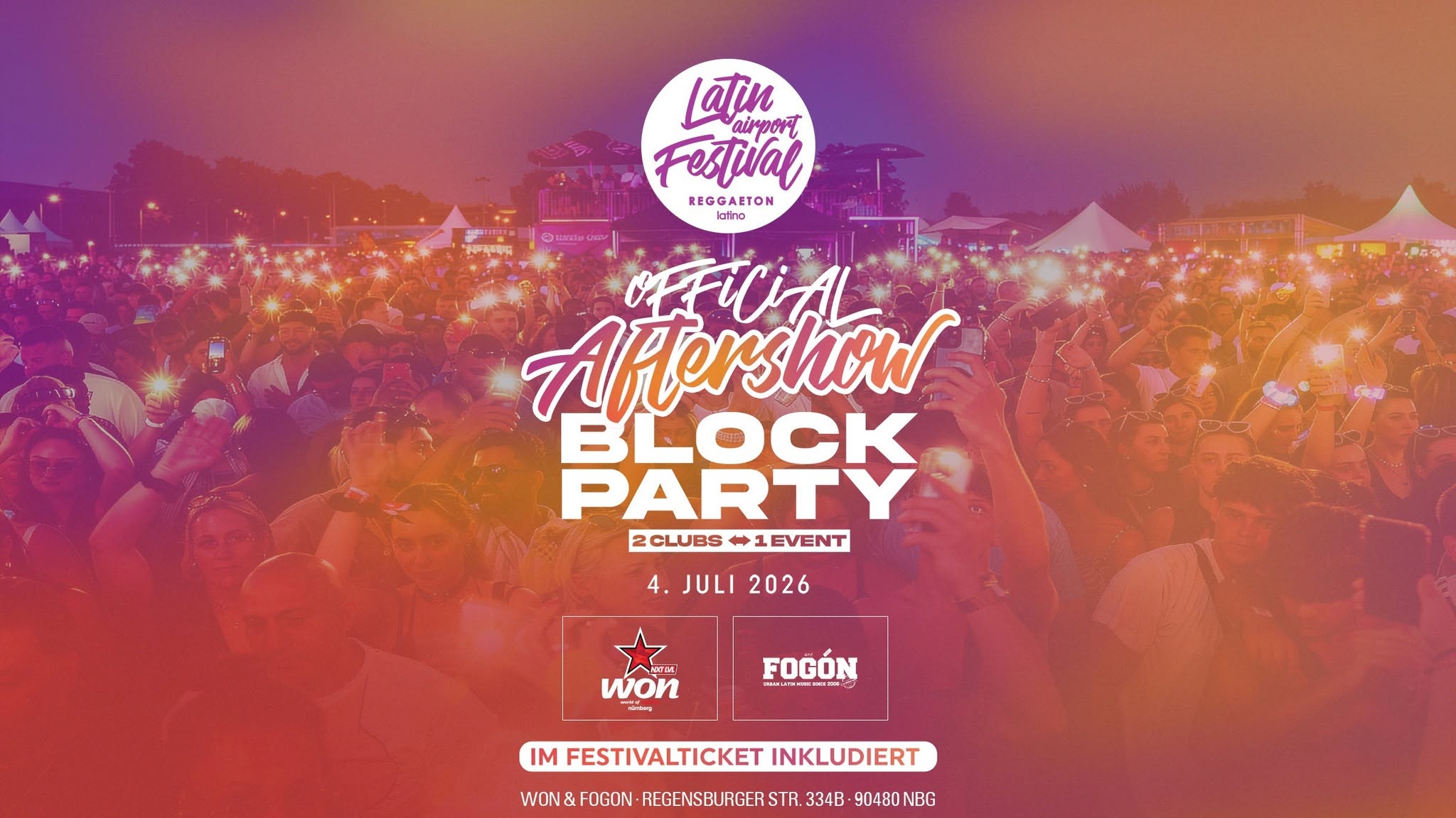 official LATIN AIRPORT FESTIVAL after party