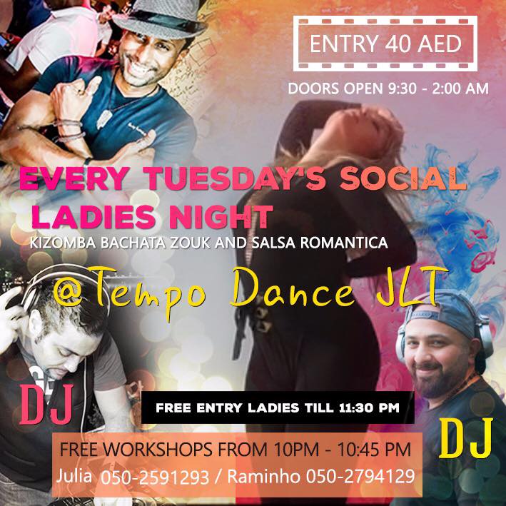 Tuesday's Social - Ladies Night@ Tempo JLT