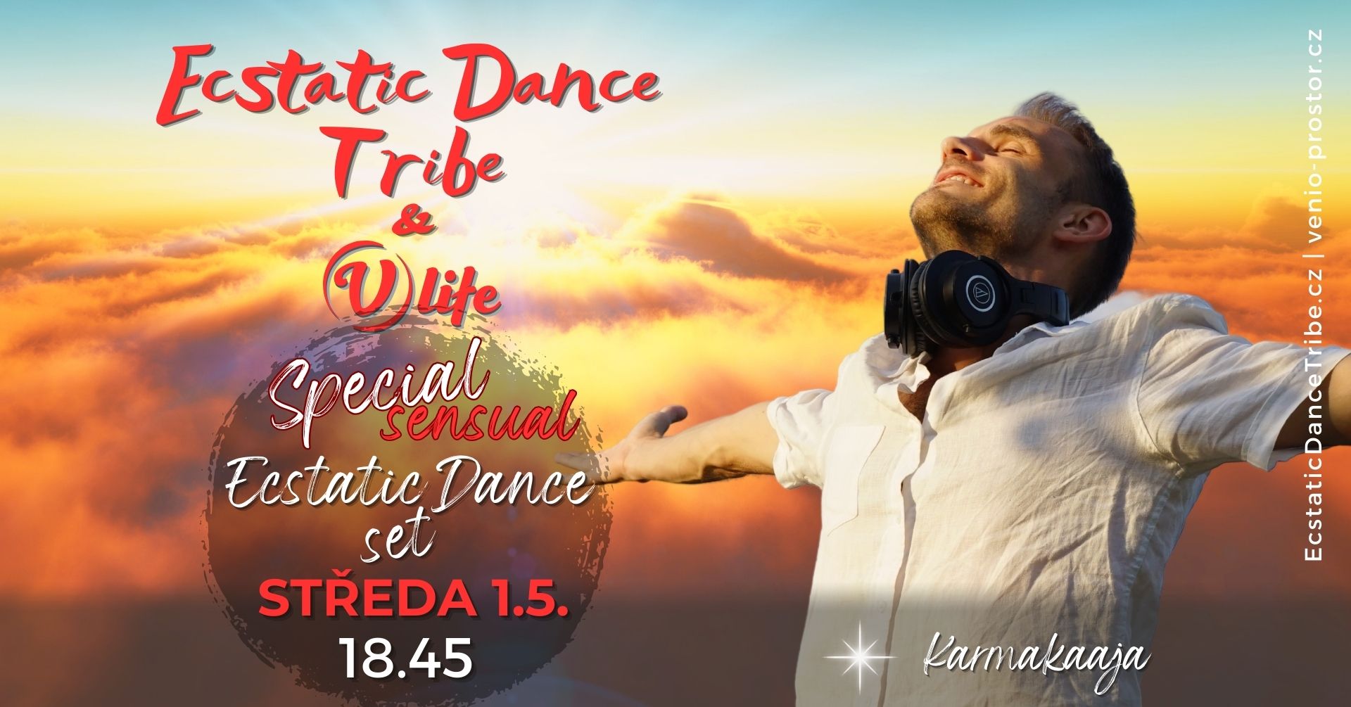 DJ KARMAKAAJA Special Sensual Ecstatic Dance Set ❗STŘEDA❗ 1.5. V-Life Praha