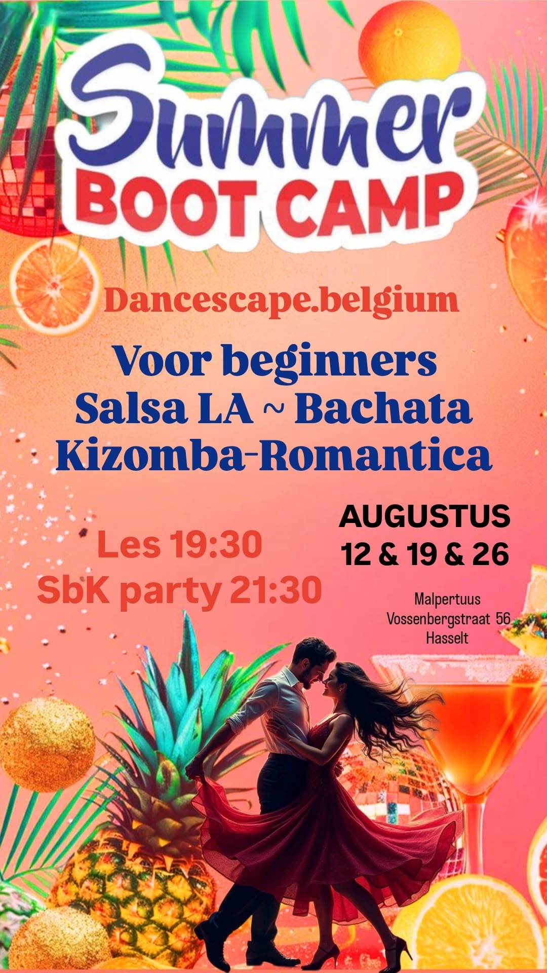 Summer Bootcamp voor Beginners: 2u Salsa LA