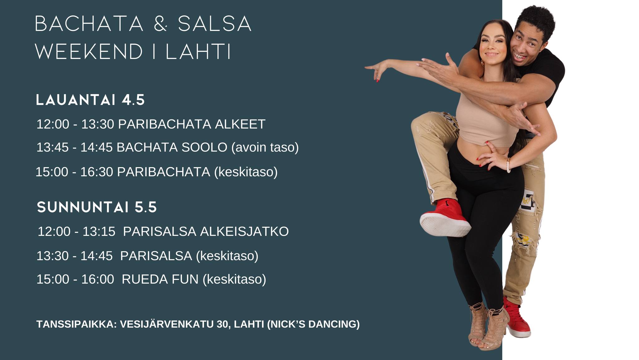 BACHATA & SALSA WEEKEND 📍Lahti