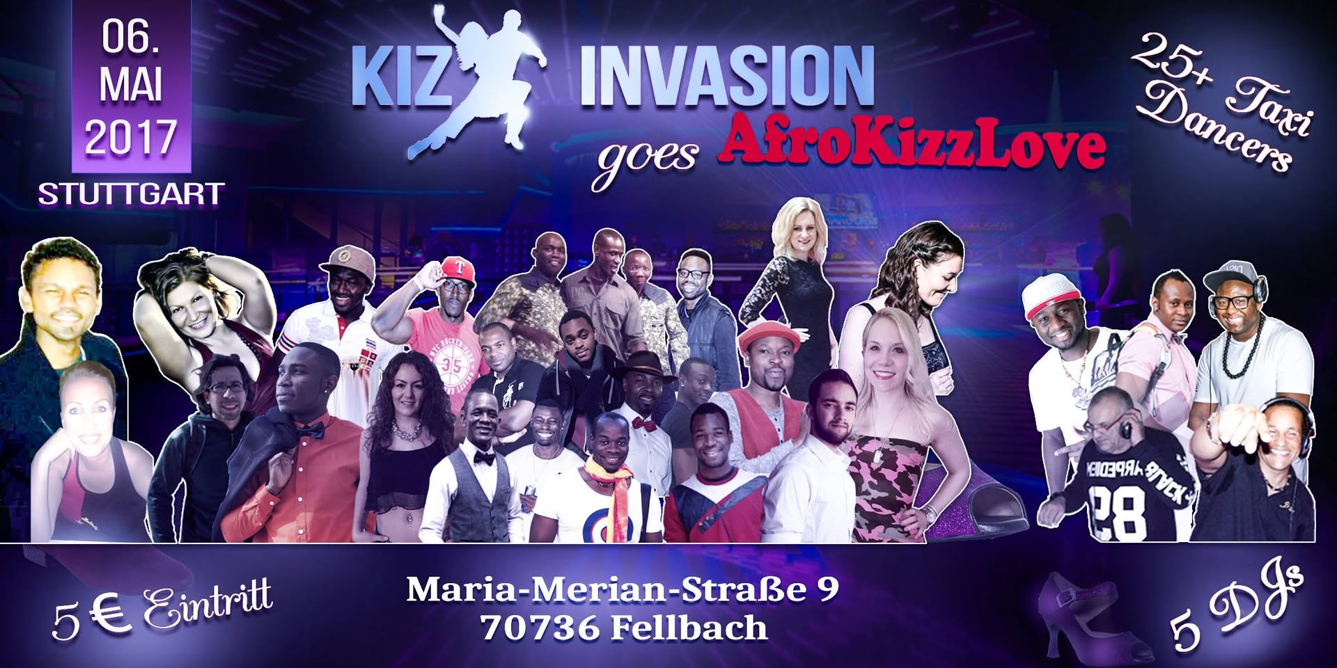 Kizombainvasion Goes AfroKizzLove Stuttgart (im ZeitraumFellbac)