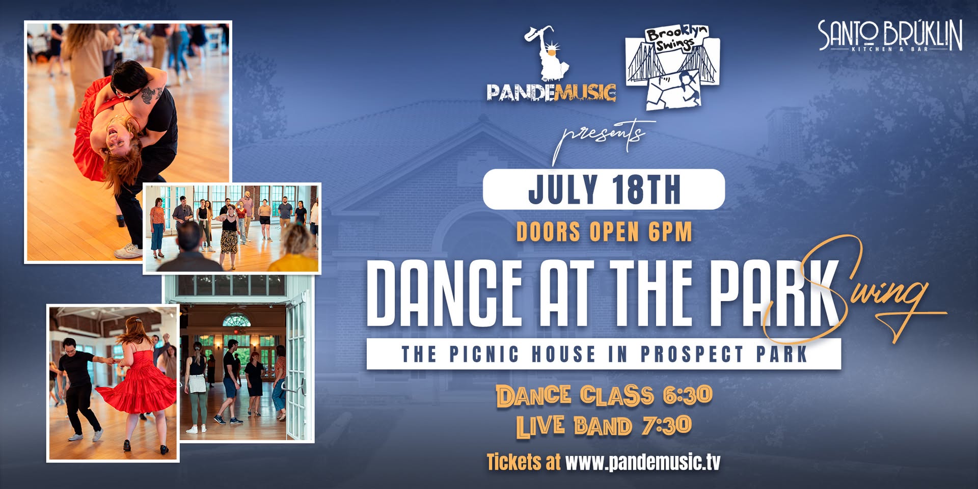 Swing at the Park: Live Jazz + Dance Class in Prospect Park