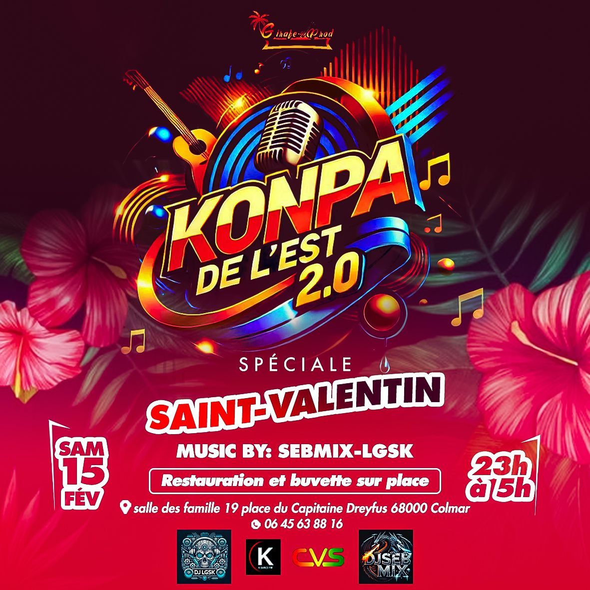 KONPA DE L’EST 2.0 SPÉCIAL ST-VALENTIN