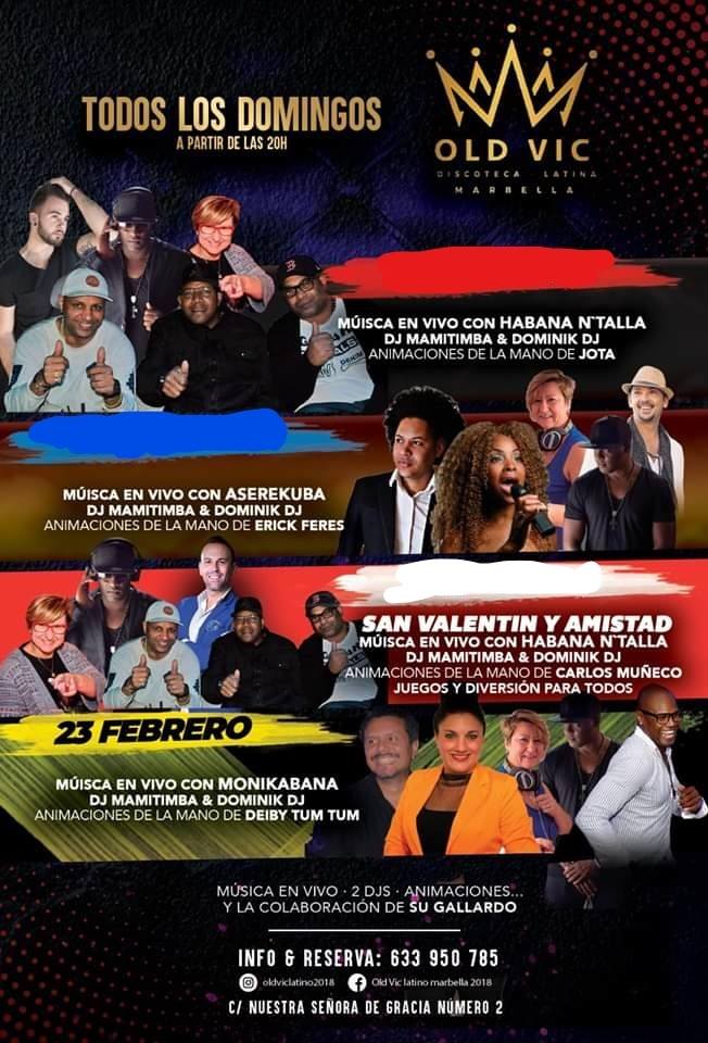 Old Vic Salsa último domingo de Febrero