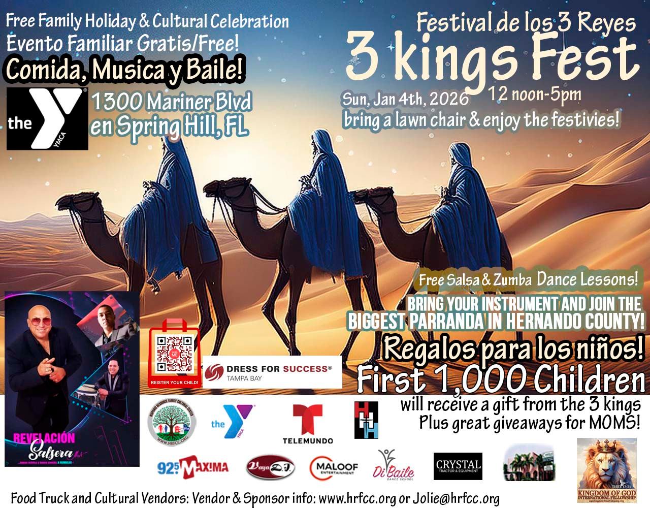 3 Kings Day Festival & THE BIGGEST PARRANDA IN HERNANDO COUNTY