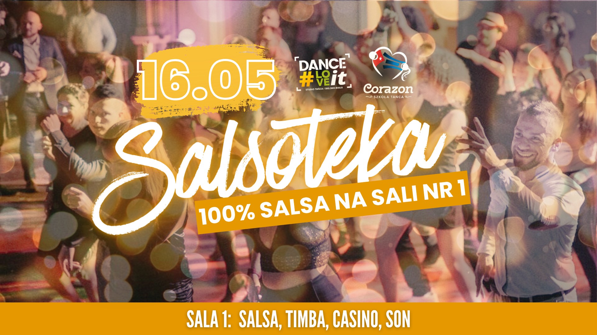 ☀️Salsoteka w DANCE#LOVEit & Corazon🔥100% salsa na sali nr 1