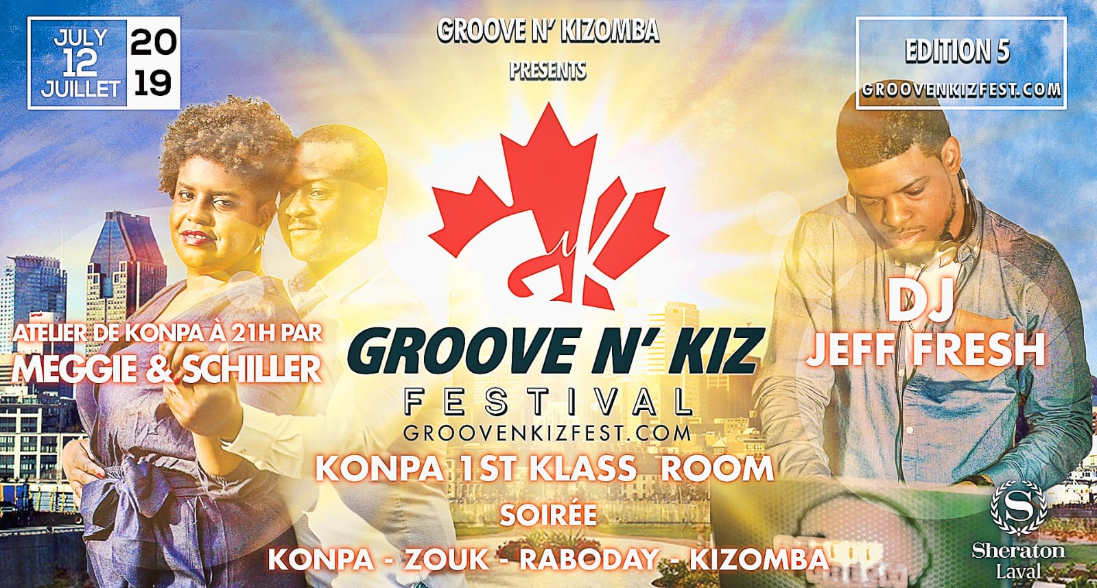 Groove n' kiz Festival - Konpa 1rst Klass room - Friday July 12