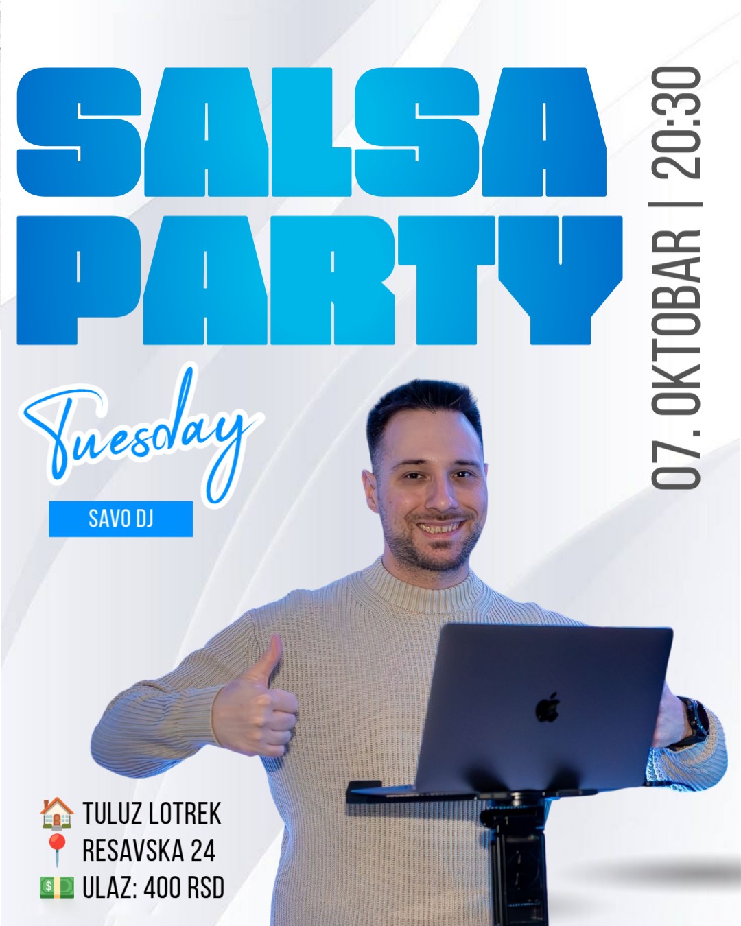 Salsa Party 🤩 Tuesday 🤩 SAVO DJ