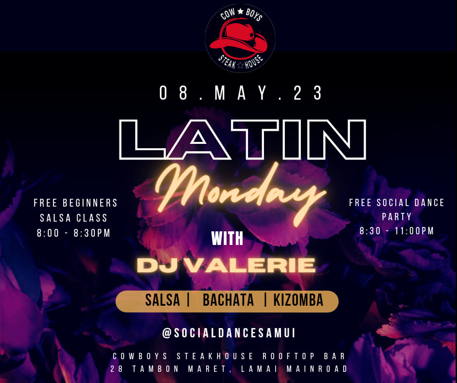 LATIN MONDAY @ Cowboys Steakhouse Lamai