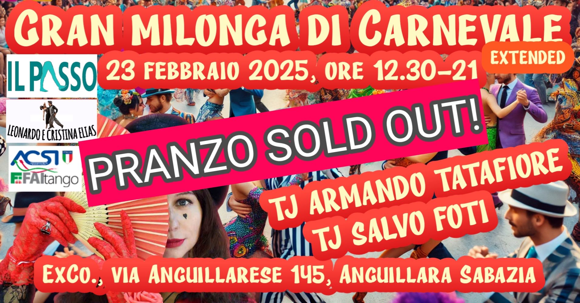 GRAN MILONGA DI CARNEVALE - 8' ed. "extended"
