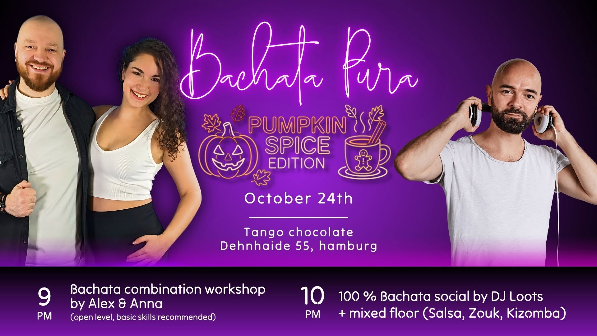 🎃 Bachata Pura Pumpkin Spice Edition 🍂