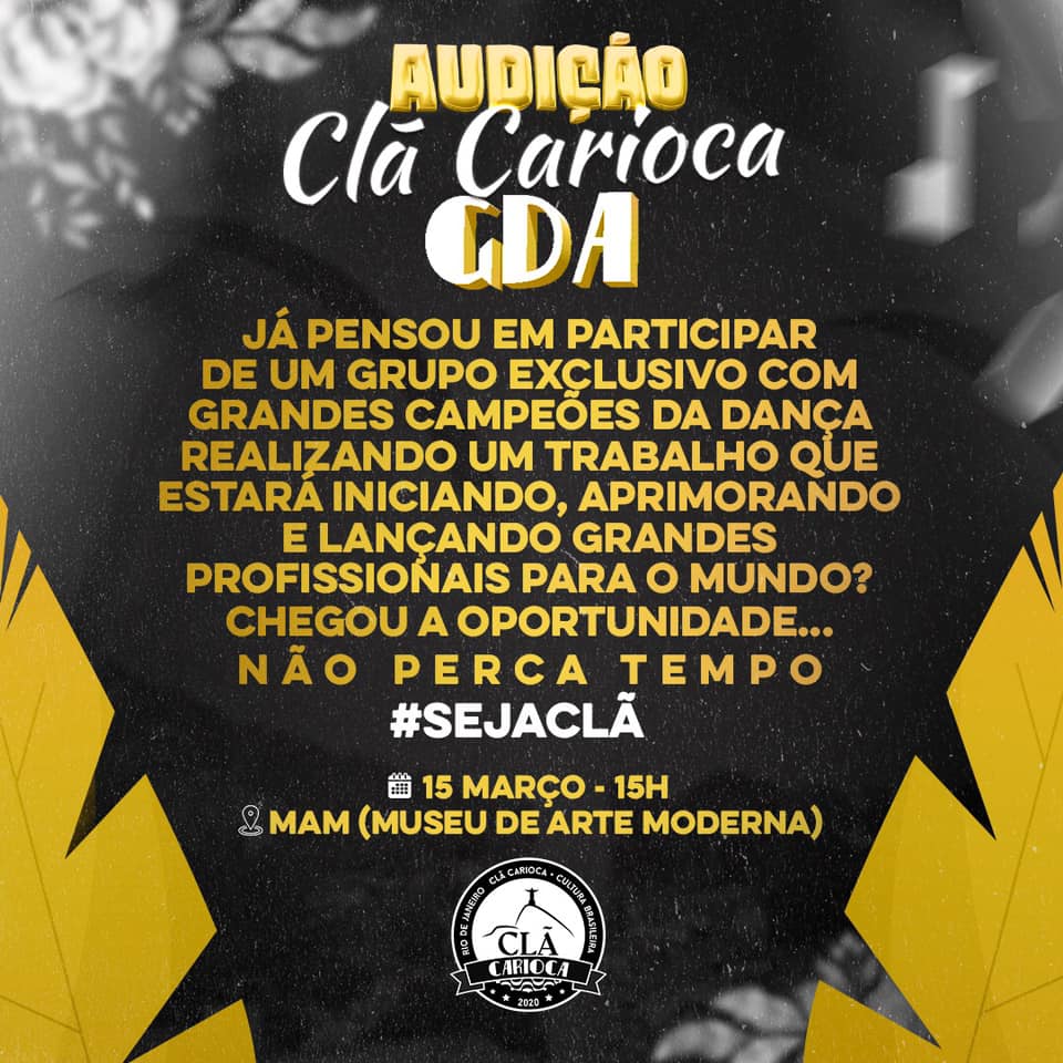 AUDIÇÃO - CLÃ CARIOCA (GDA)