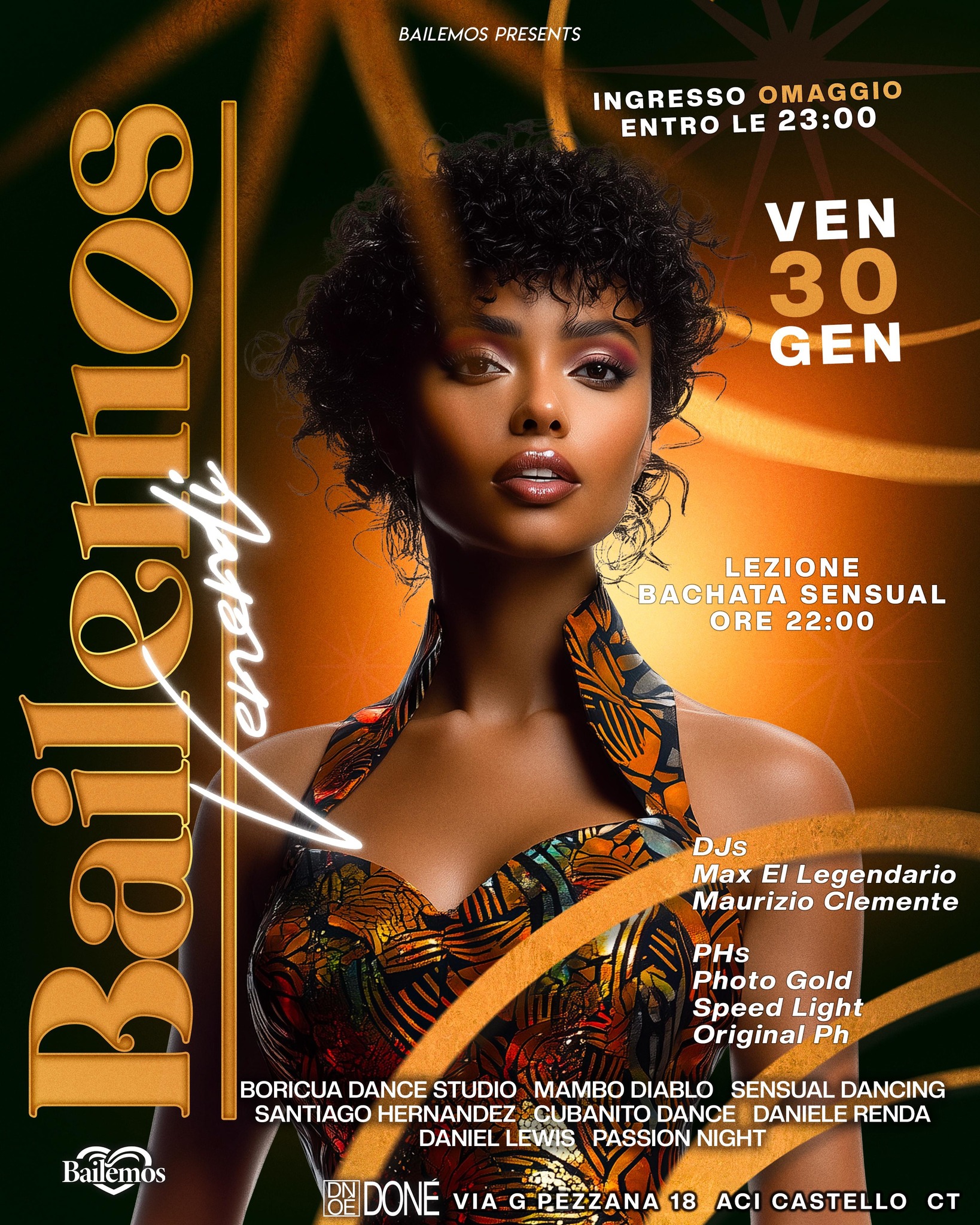 Venerdì 30 Gennaio - BAILEMOS