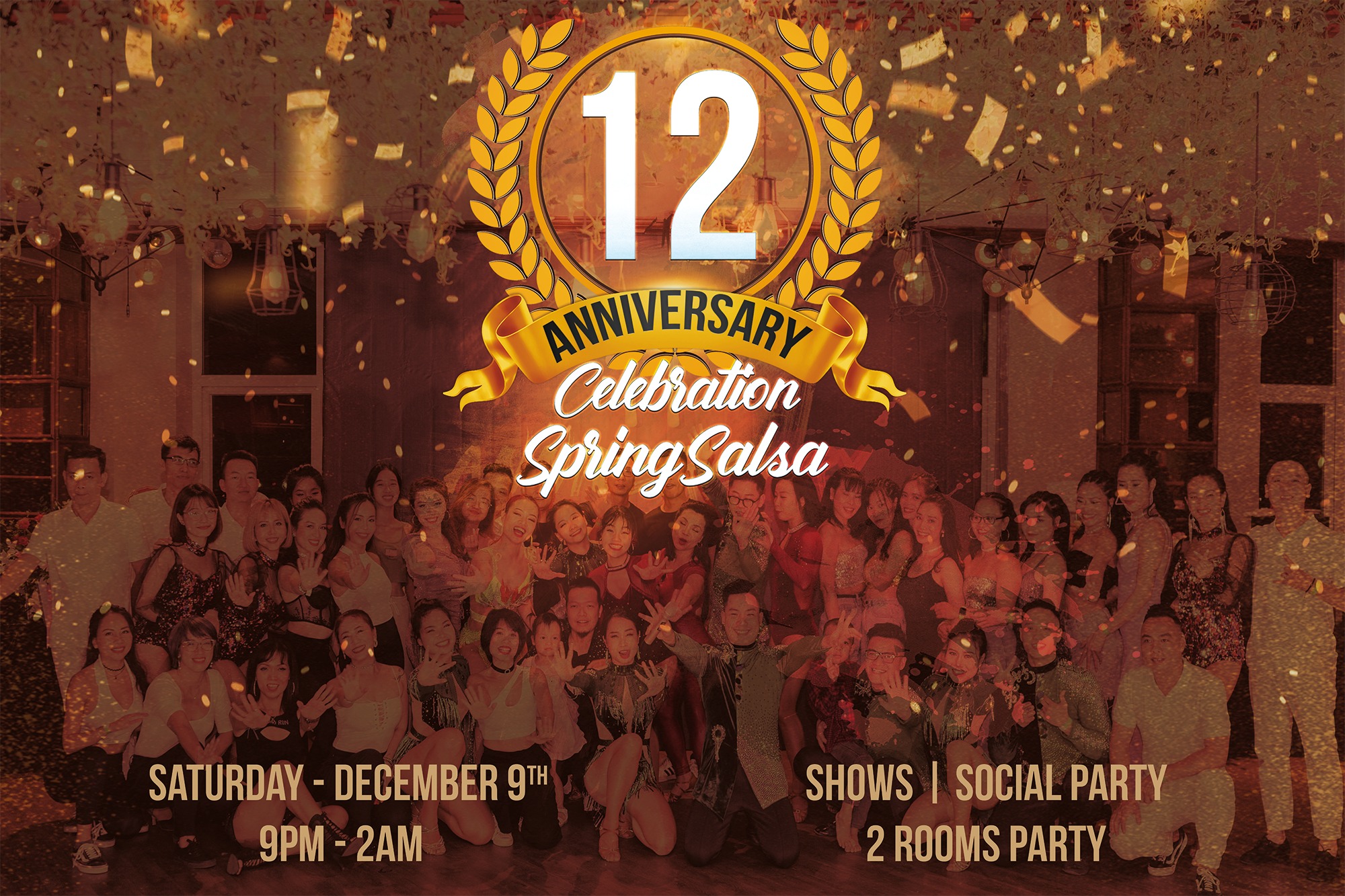 12TH ANNIVERSARY OF SPRING SALSA (Dec 09th, 2023)