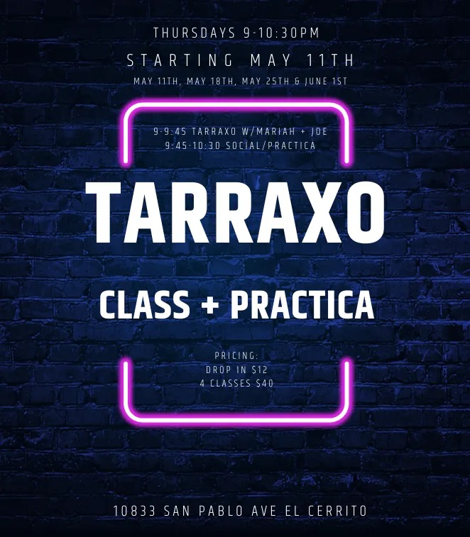 Tarraxo Cali Class + Practica