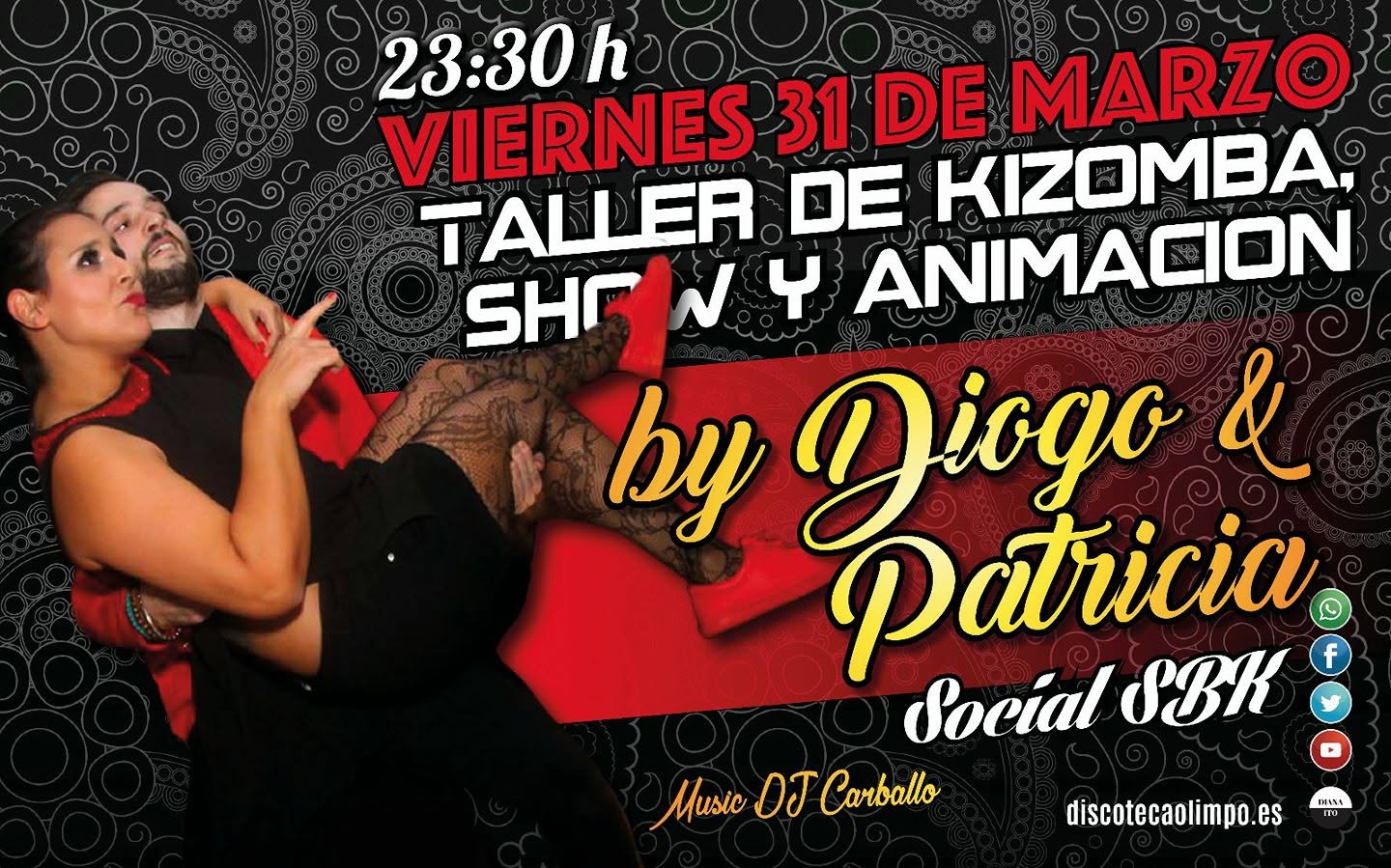 DIOGO Y PATRICIA - Taller De Kizomba, Show Y Animacion