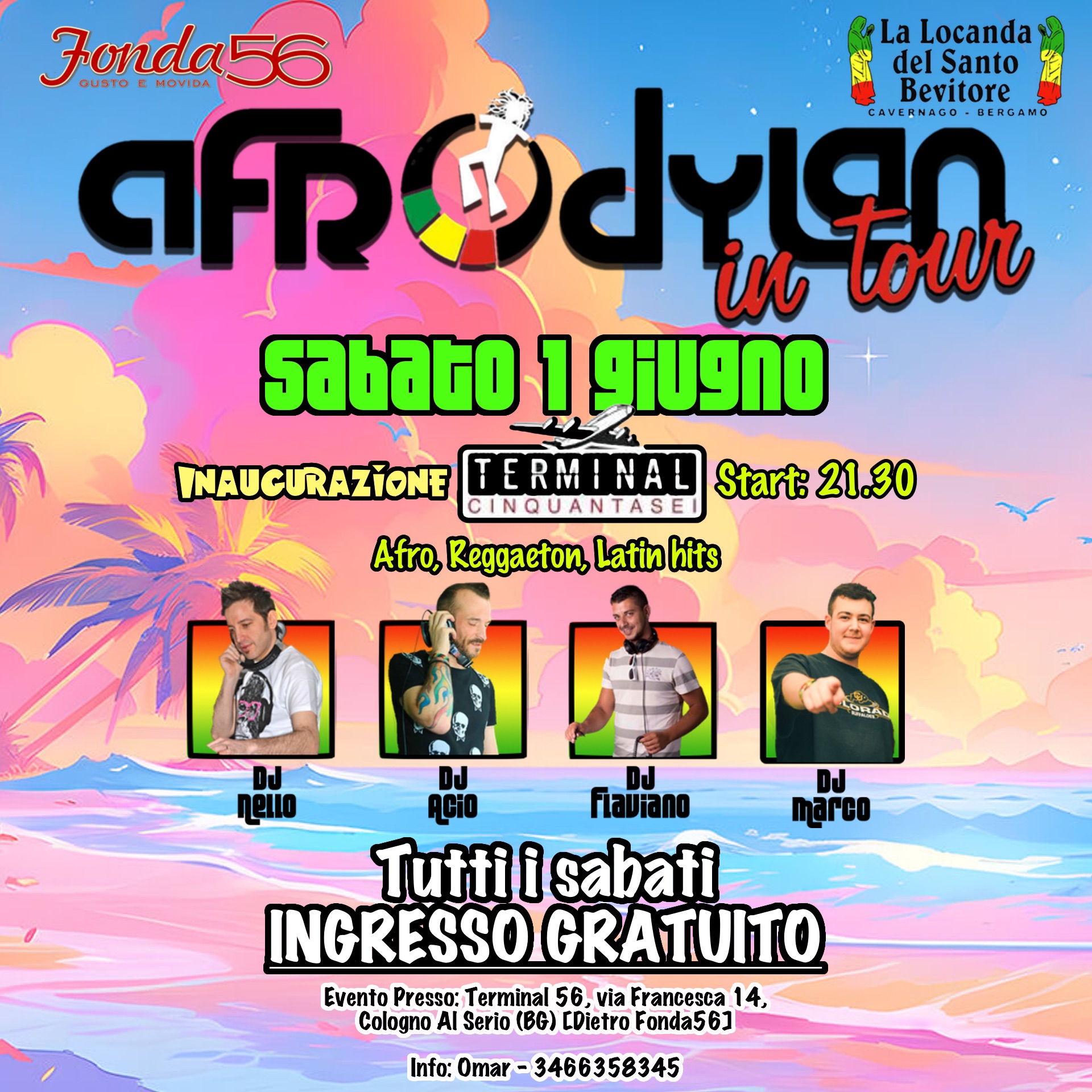 DA Sabato 1 GIUGNO π₯ INAUGURAZIONE ESTATE 2024 π₯ TUTTI I SABATI INGRESSO GRATUITO