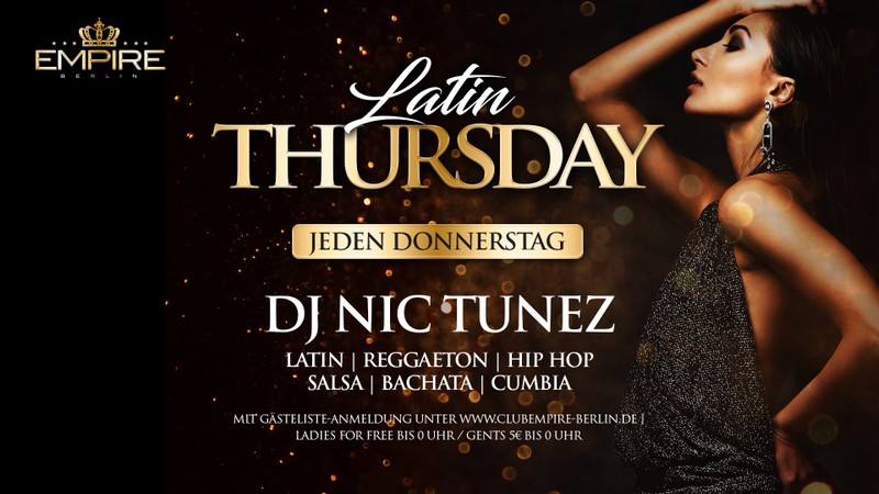 Latin Thursday - jeden Donnerstag - im Empire