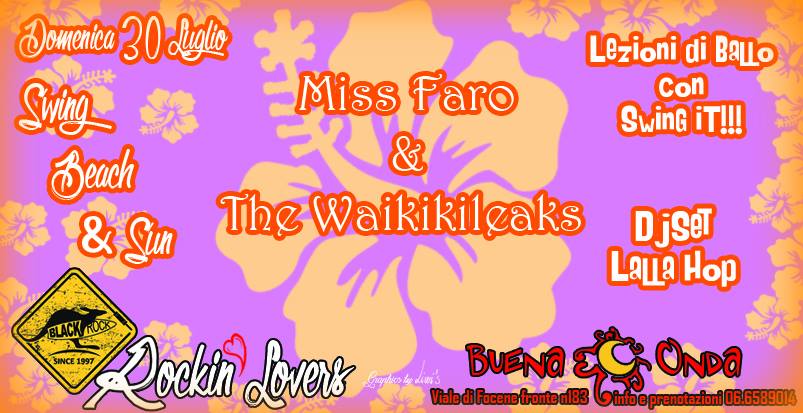 Swing Beach & Sun with Miss Faro & the Waikikileaks e Lalla Hop