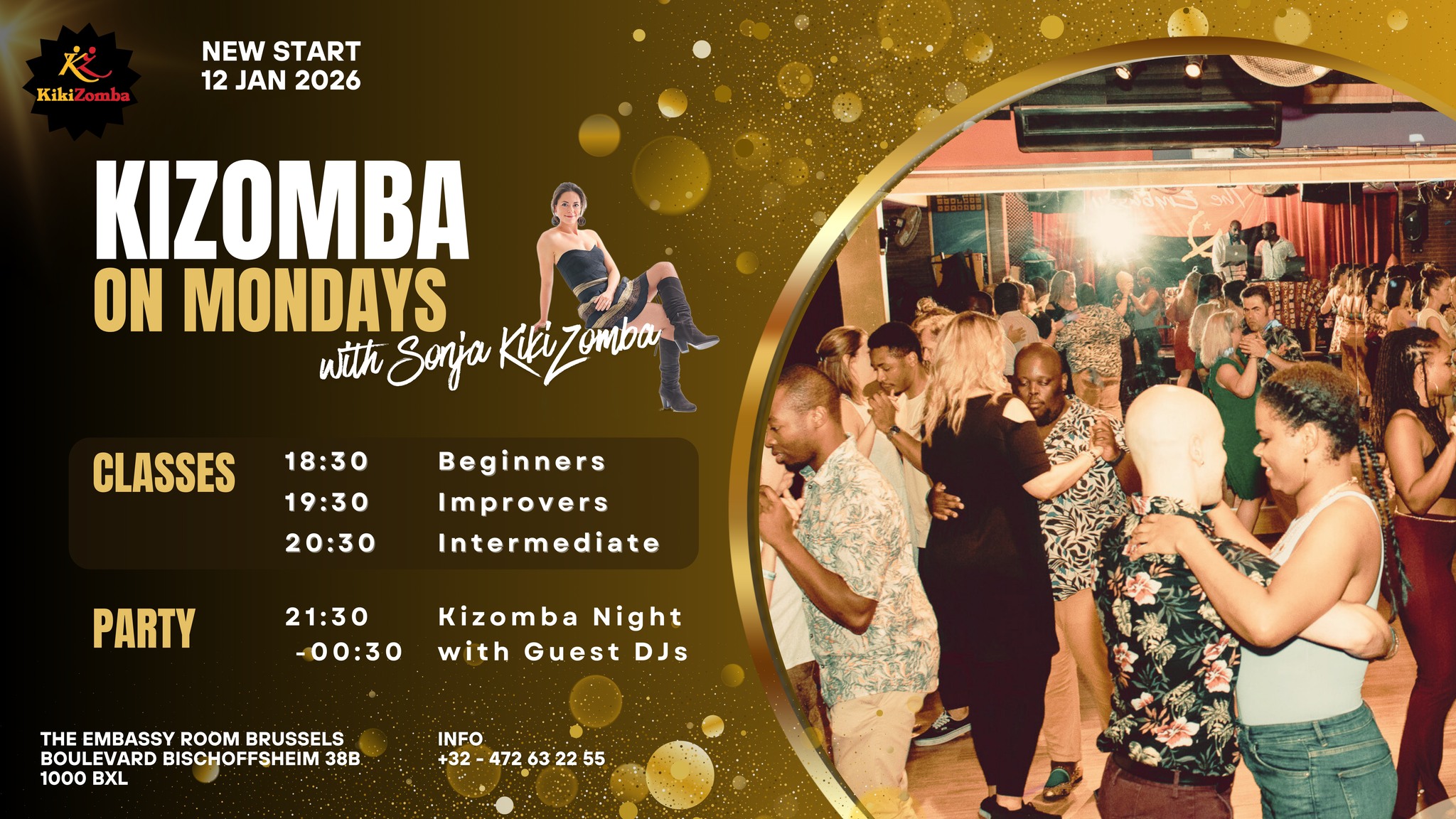Kizomba Mondays in the Embassy by KikiZomba