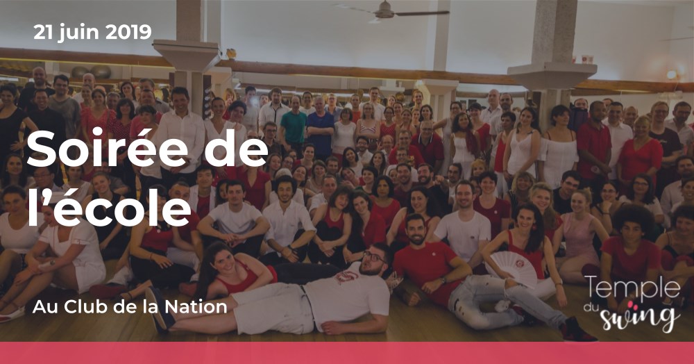 Soirée de l'école Temple du Swing