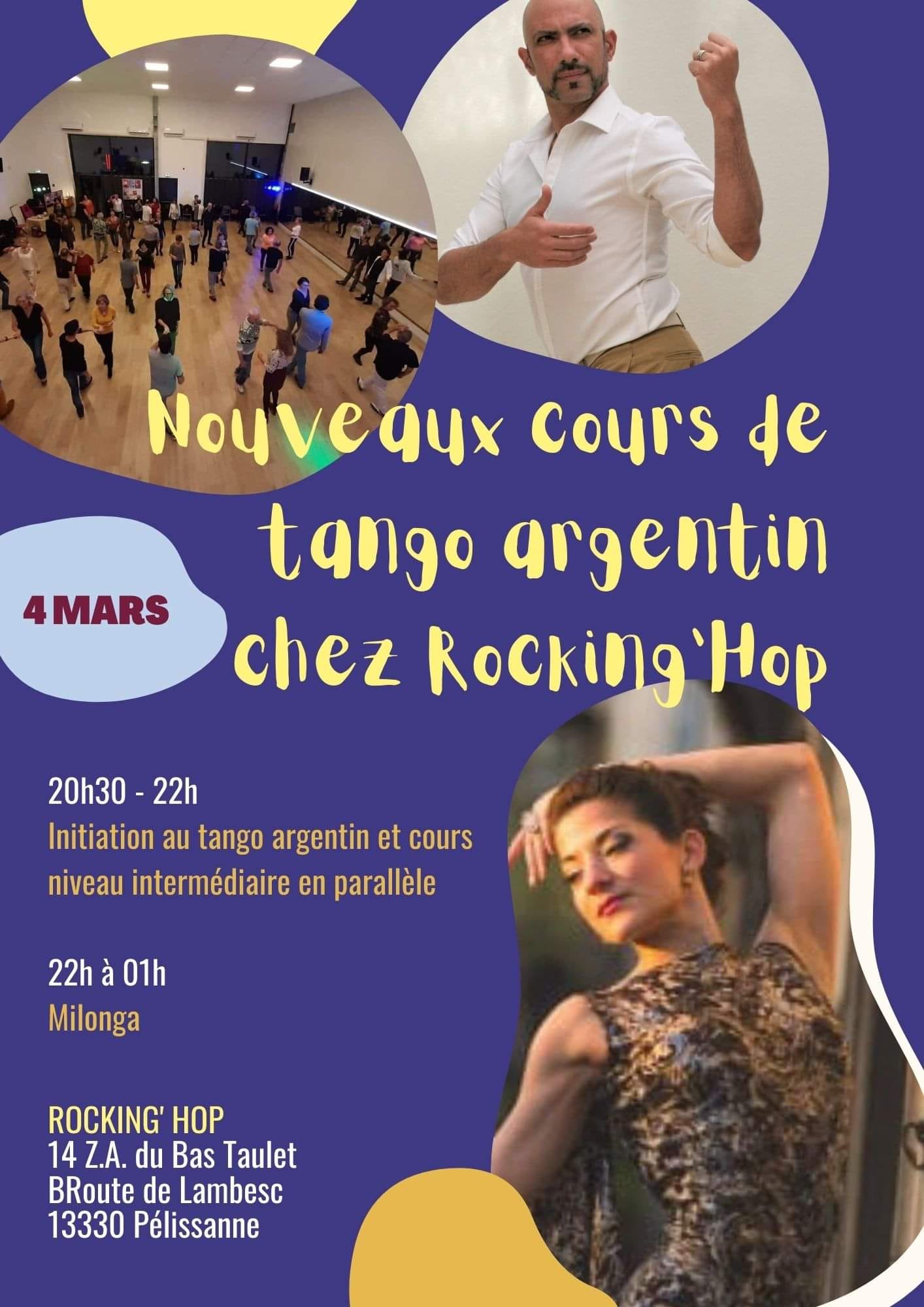 Cours et milonga avec Anabela et Federico à Pelisanne !
