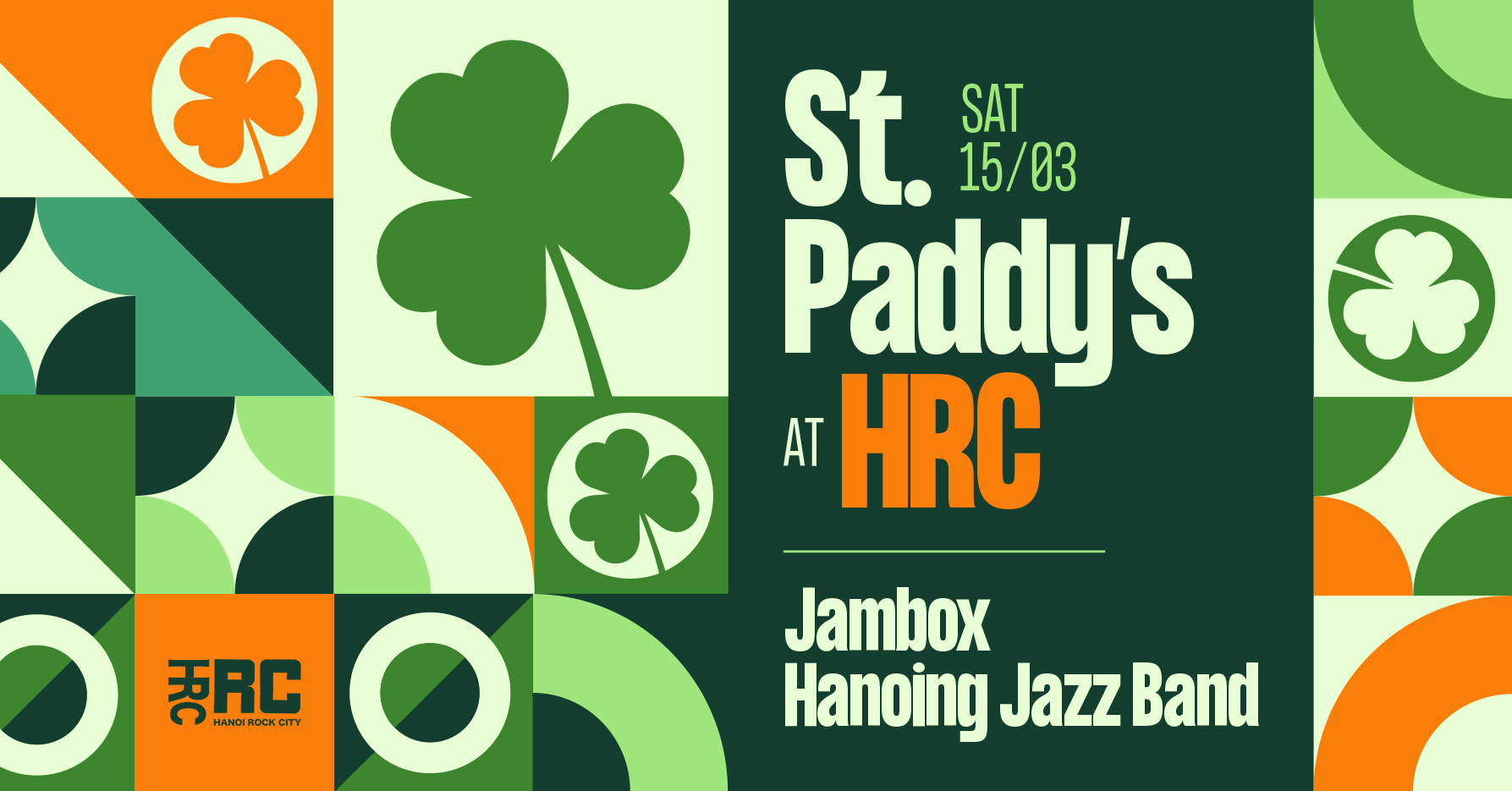 St. Paddy’s at HRC (with Jambox & Hanoing Jazz Band)