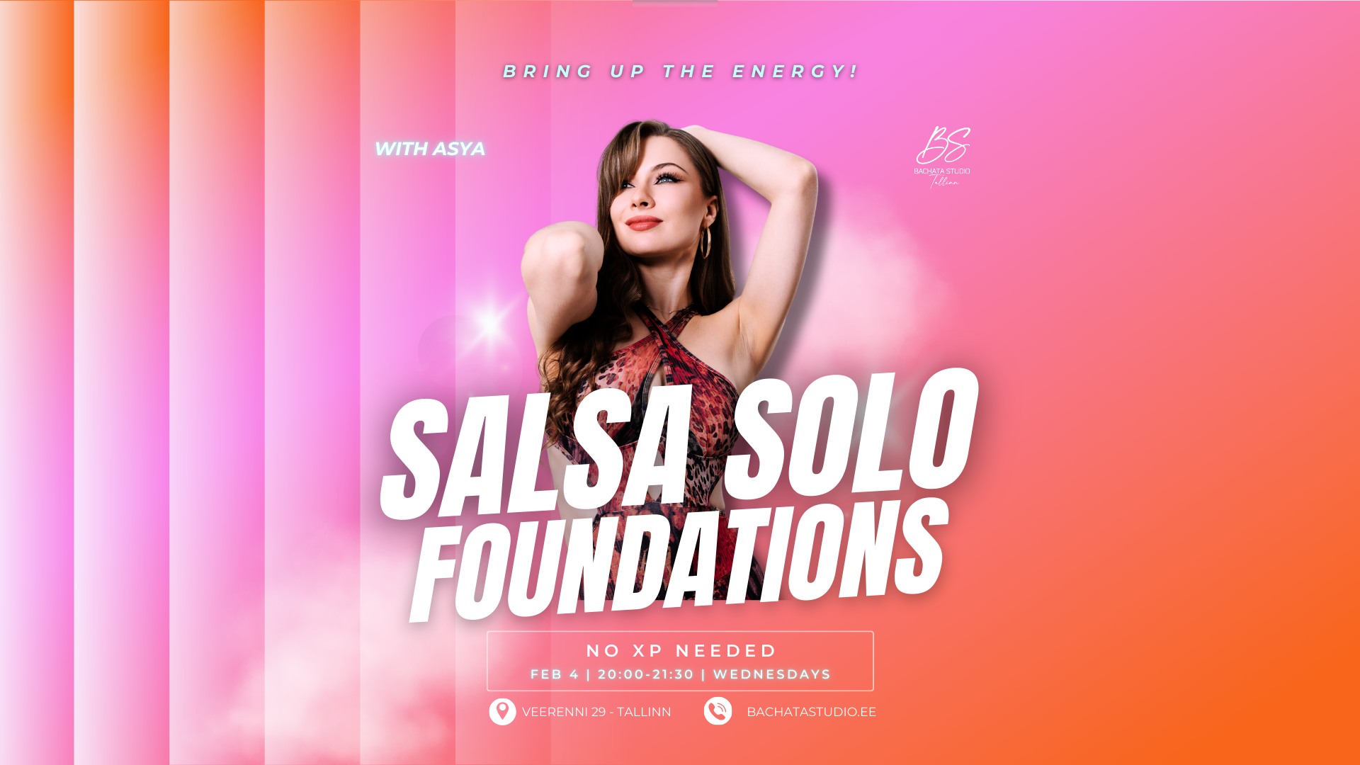 Salsa Solo Fundamentals for Ladies with Asya Sonina - Feb 4th
