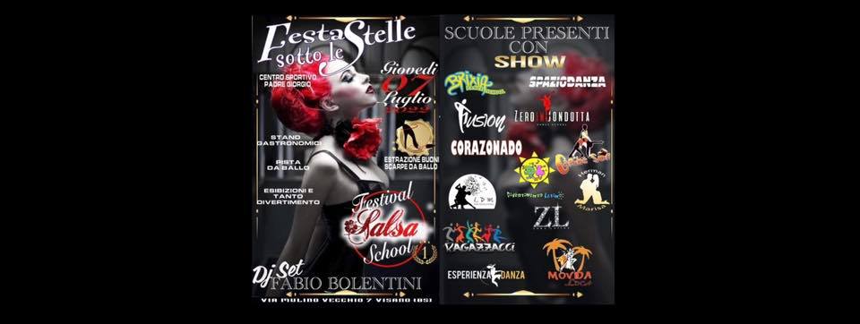 20^FESTA SOTTO LE STELLE DI VISANO… FESTIVAL SALSA SCHOOL