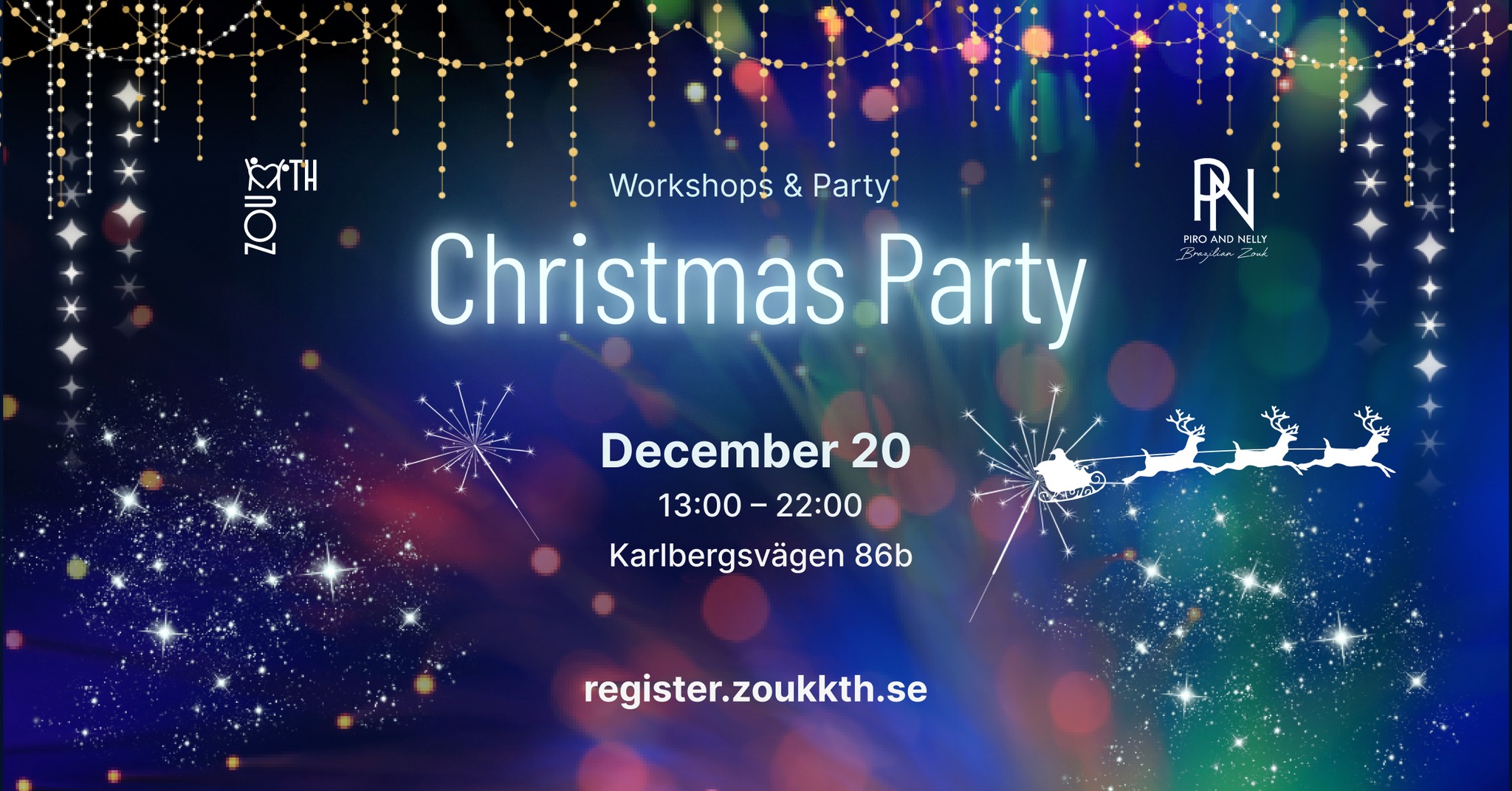 Zouk Christmas party and workshops!