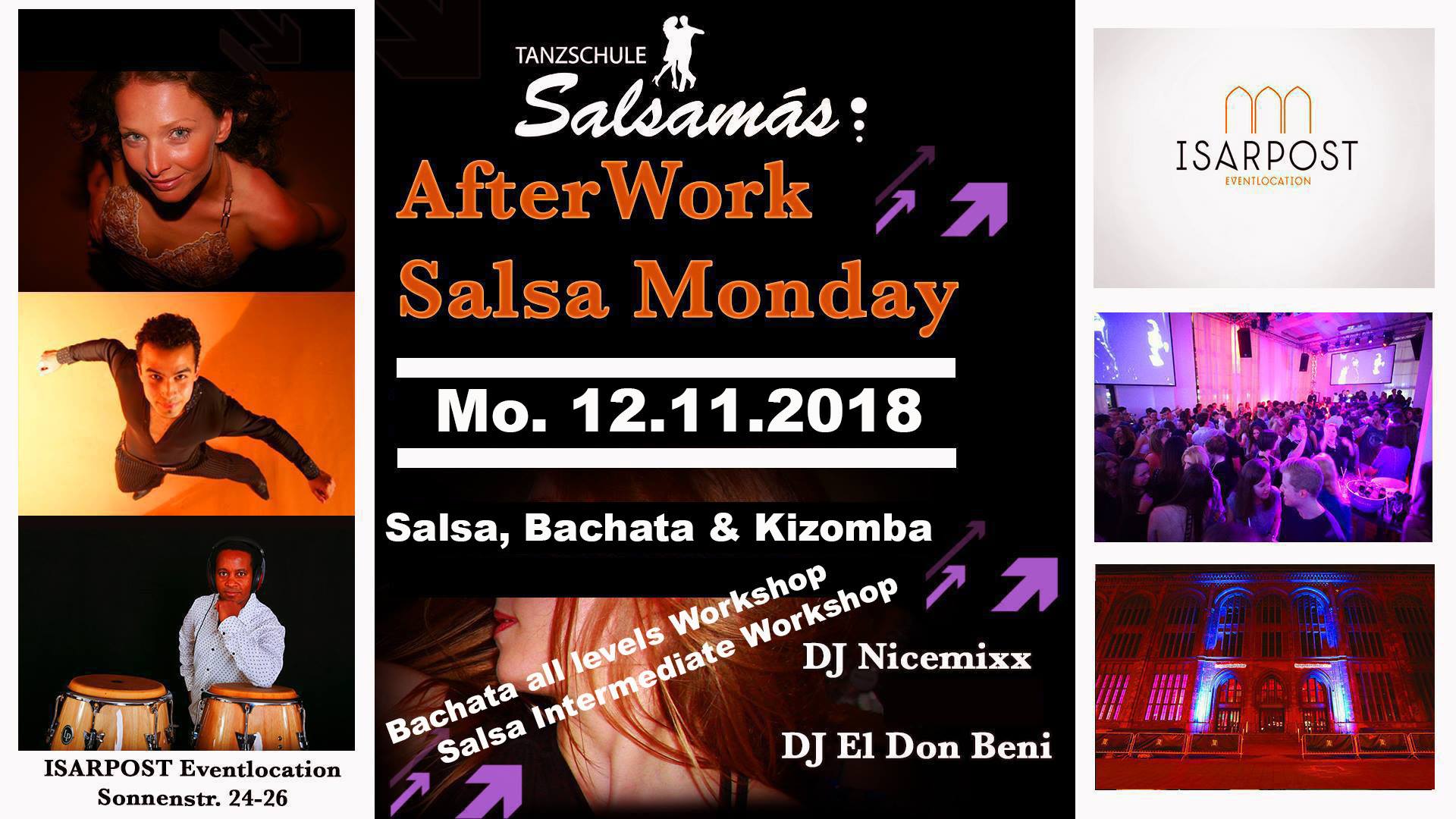 AfterWork Salsa Monday mit Salsamás & Friends