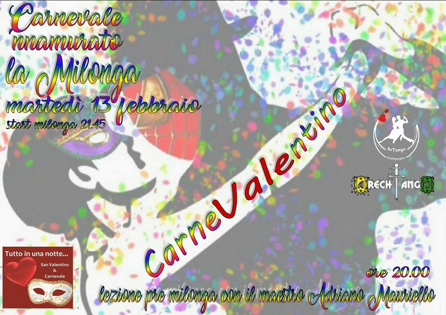 MILONGA di CARNEVALENTINO - CARNEVALE 'NNAMMURAT